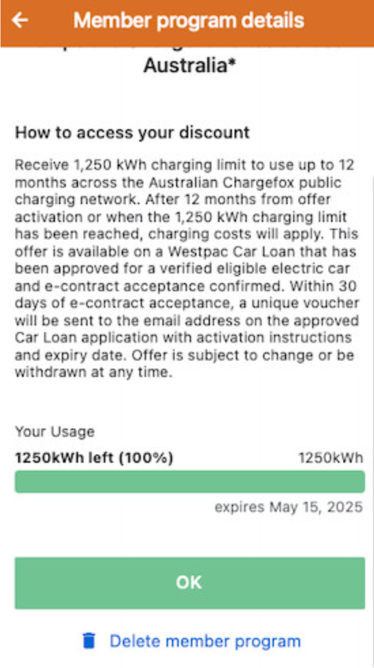 How to activate your charge pack Chargefox Pty Ltd
